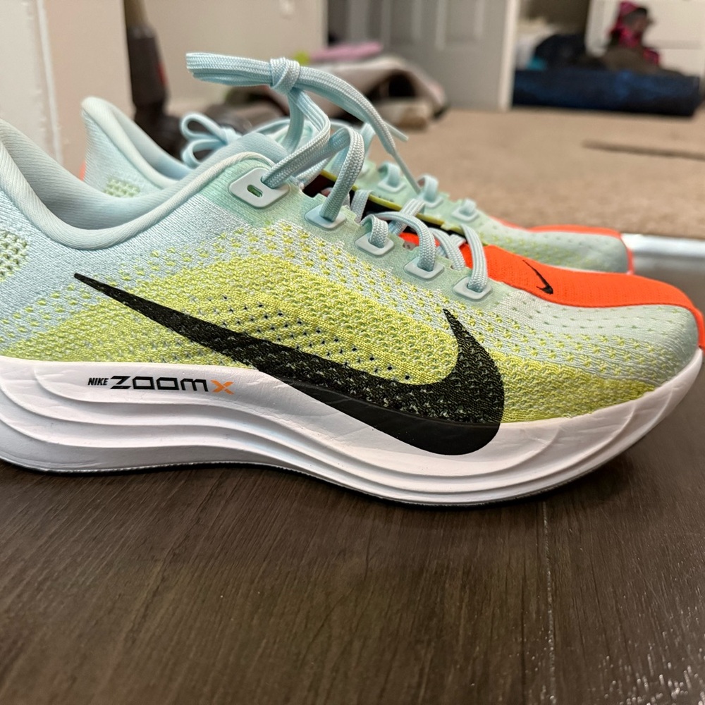 Nike Pegasus Plus ZoomX Running Shoes - Glacier Blue/Life Lime